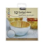 Etui 12feuilles A Dorer Argent