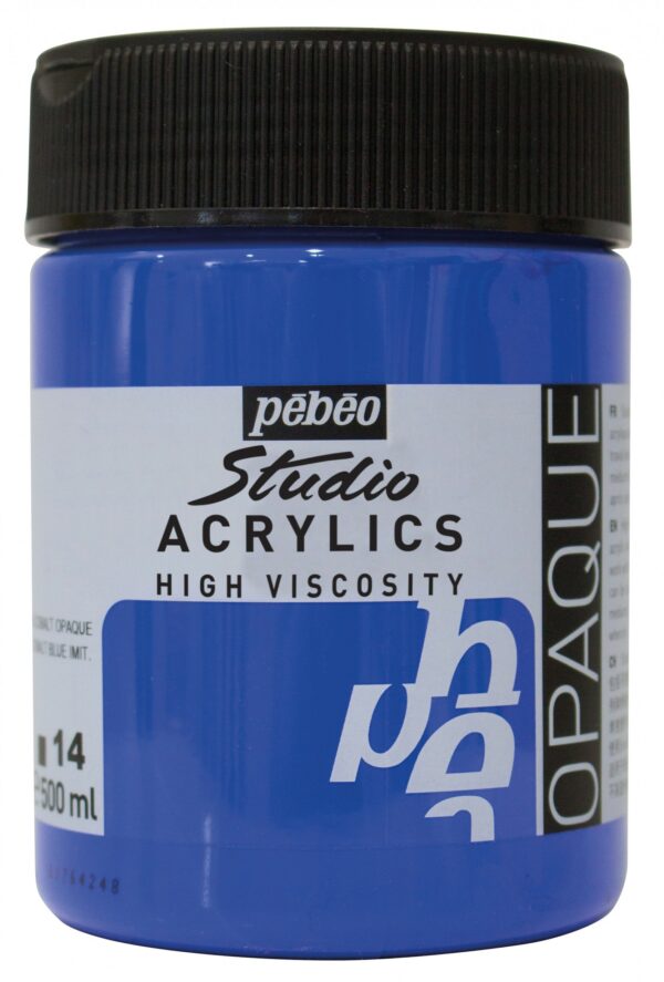 Acrylics Studio Hv500ml Bleu Cobalt Imit