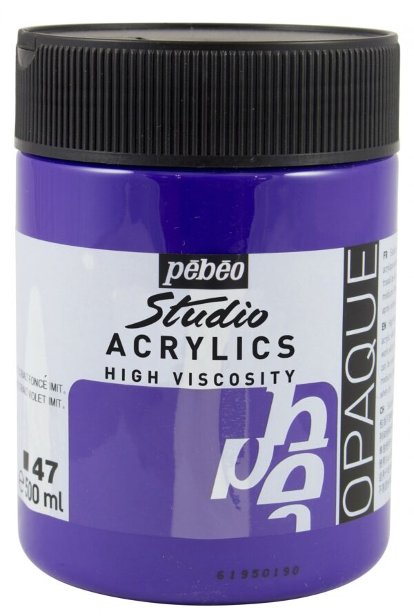 Acrylics Studio HV 500ML Violet Cobalt Fonce Imit