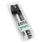 Set 2 Acryl Mark Pt1.2 Bl+noir