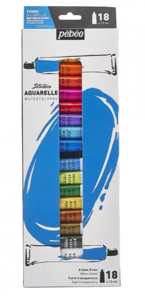 Aquarelle Fine Etui 18t12ml