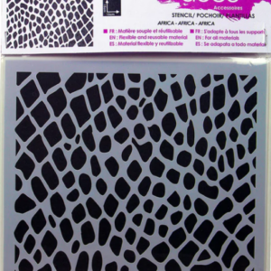 Pochoir Deco 15x15 Africa