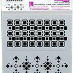 Pochoir Deco 15x15 Carres