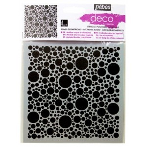 Pochoir Deco 15x15 Ronds