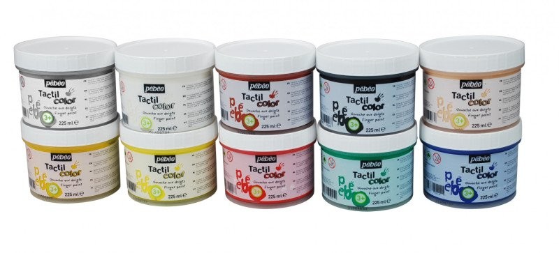 Tactilcolor 10x225ml Assortis MOQ