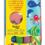 Kit Gouache Doigts 4t20ml Animaux Mer