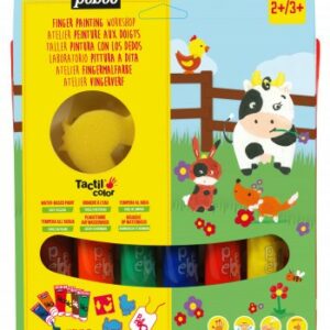 Kit Gouache Doigt 6t20ml Animaux Ferme