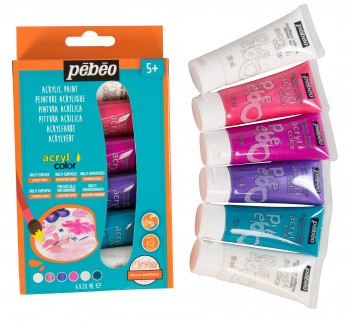 Kit Acrylcolor Mixte Fille 6t20ml