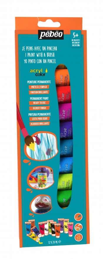 Kit Decouv Acrylcolor 12t20ml