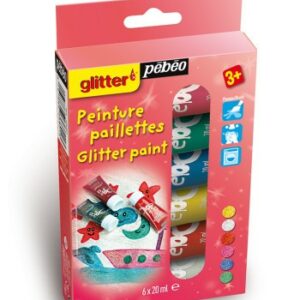 Kit Decouverte Peinture Paillettes 6t20ml