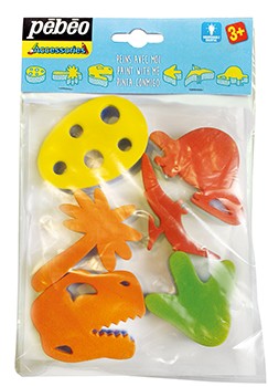 Set 6 Tampons Assort Dinosaure MOQ