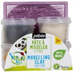 Coffret Empreintes Pate A Modeler "littoral" 4 Pots 100GR + 1 Plaque