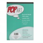Bloc Toile Pop Art Coton A4