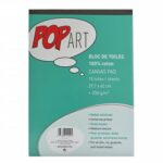 Bloc Toile Pop Art Coton A3