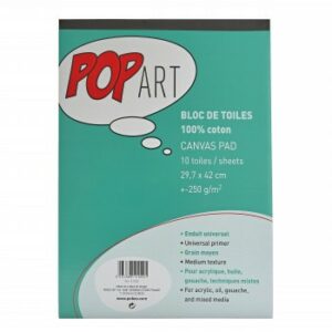 Bloc Toile Pop Art Coton A3