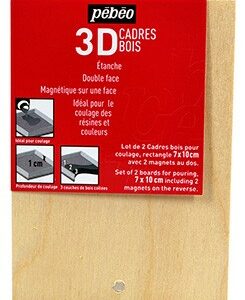 Lot 2 Cadres Bois 7x10+2magn