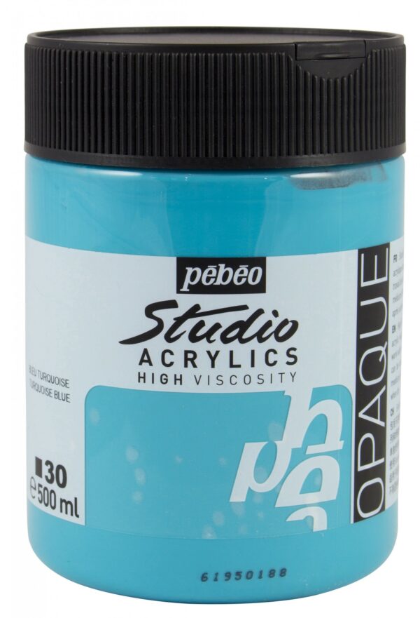Acrylics Studio Hv500ml Bleu Turquoise