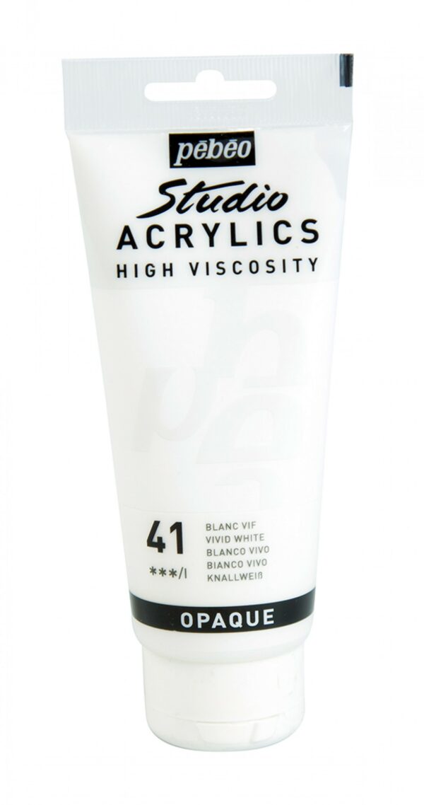 Acryl Stud HV T100ml Blanc Vif